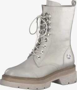 Marco Tozzi Enkellaarsjes Veterlaarsjes Dames Beige