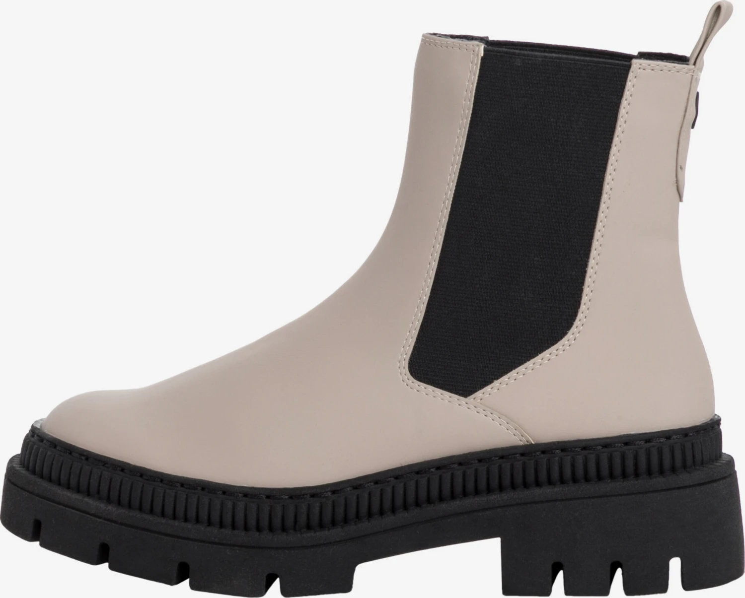 Marco Tozzi Enkellaarsjes Chelsea Boots Dames Offwhite 4 Marco Tozzi Enkellaarsjes Chelsea Boots Dames Offwhite - Afbeelding 4