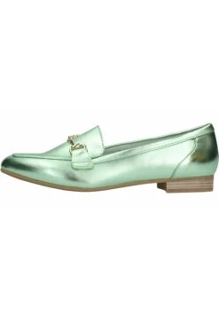 Marco Tozzi Instappers - Green Metallic