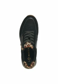 Marco Tozzi Sneakers Laag - Black Leo -Clothing store 074d14dc52e646628162e530212af56d