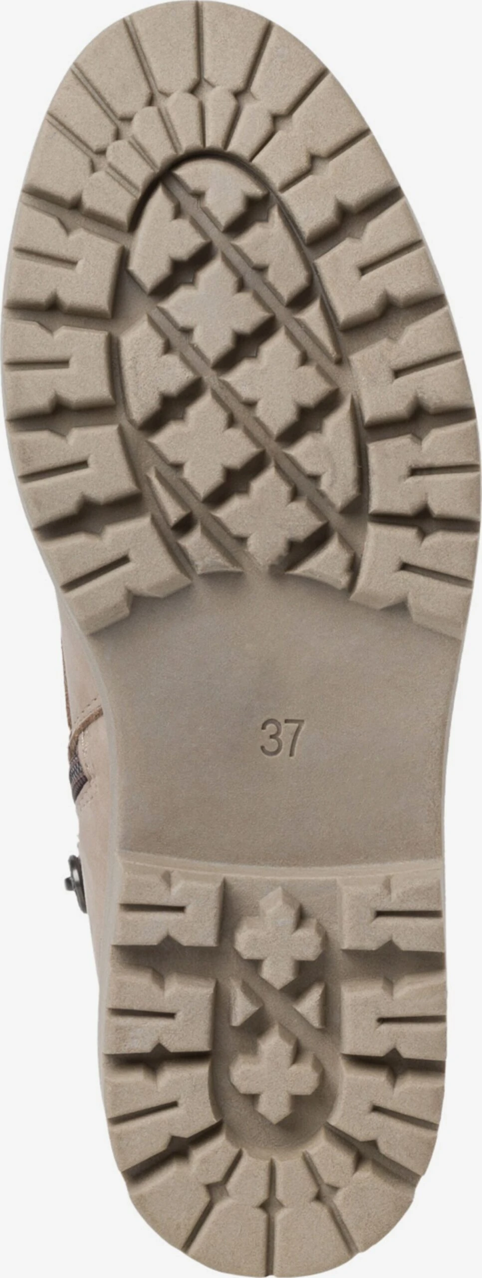 Enkellaarsjes Veterlaarsjes Dames Taupe 5 Enkellaarsjes Veterlaarsjes Dames Taupe - Afbeelding 5