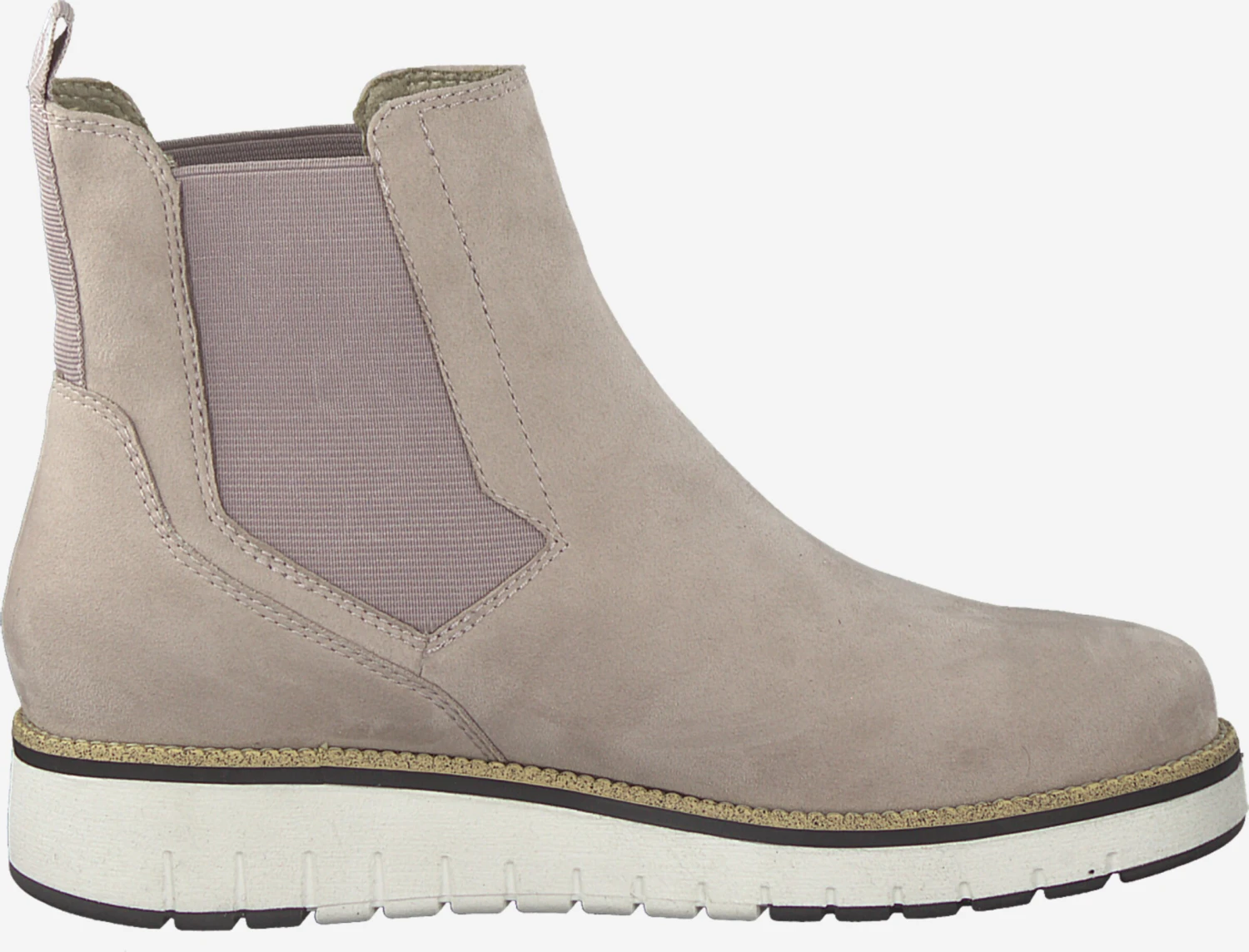 Enkellaarsjes Chelsea Boots Dames Mauve 2 Enkellaarsjes Chelsea Boots Dames Mauve - Afbeelding 2