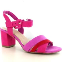 Marco Tozzi | Hak Sandaal | Roze Combi | Maat 38