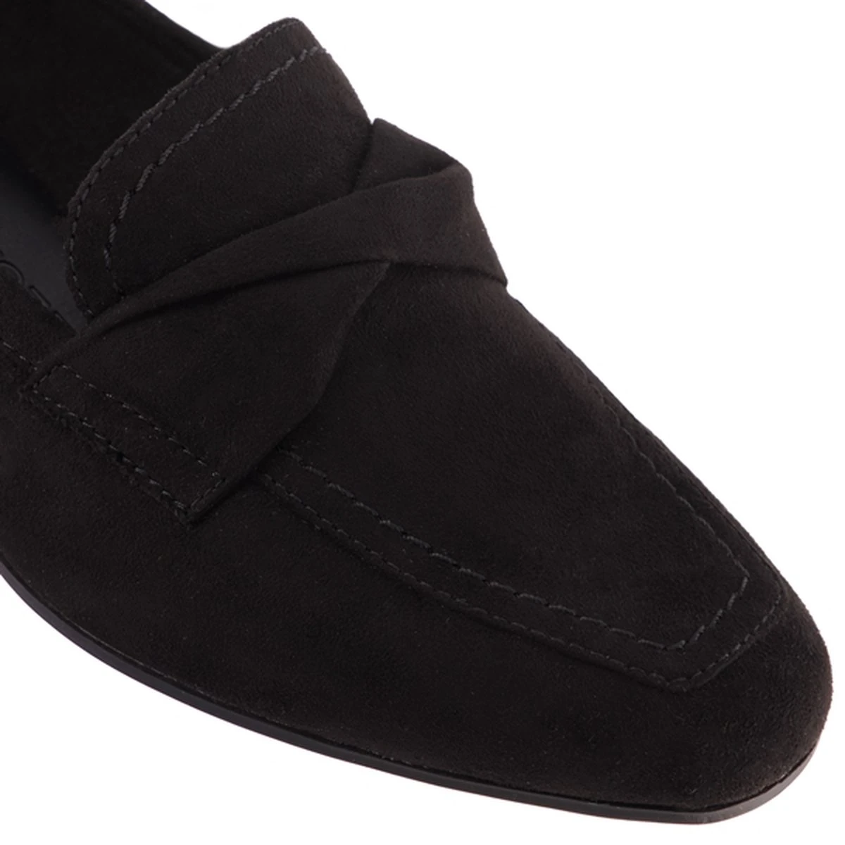 Marco Tozzi Marco Tozzi Instappers Zwart Textiel - Maat 40 2 Marco Tozzi Marco Tozzi Instappers Zwart Textiel - Maat 40 - Afbeelding 2