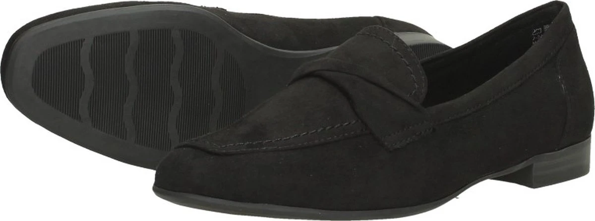 Marco Tozzi Marco Tozzi Instappers Zwart Textiel - Maat 40 3 Marco Tozzi Marco Tozzi Instappers Zwart Textiel - Maat 40 - Afbeelding 3