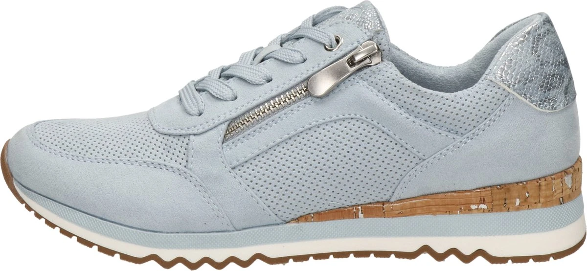 Marco Tozzi Dames Sneaker - Licht Blauw - Maat 38 10 Marco Tozzi Dames Sneaker - Licht Blauw - Maat 38 - Afbeelding 10