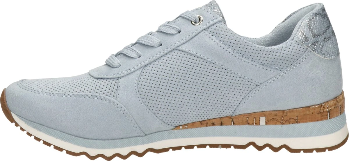 Marco Tozzi Dames Sneaker - Licht Blauw - Maat 38 7 Marco Tozzi Dames Sneaker - Licht Blauw - Maat 38 - Afbeelding 7