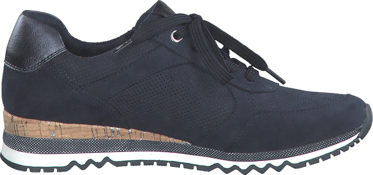 Marco Tozzi Dames Sneaker - 23781-991 Donkerblauw - Maat 38 4 Marco Tozzi Dames Sneaker - 23781-991 Donkerblauw - Maat 38 - Afbeelding 4