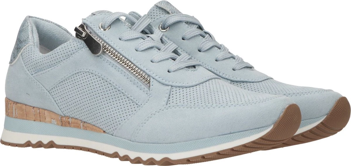 Marco Tozzi Dames Sneaker - Licht Blauw - Maat 38 14 Marco Tozzi Dames Sneaker - Licht Blauw - Maat 38 - Afbeelding 14