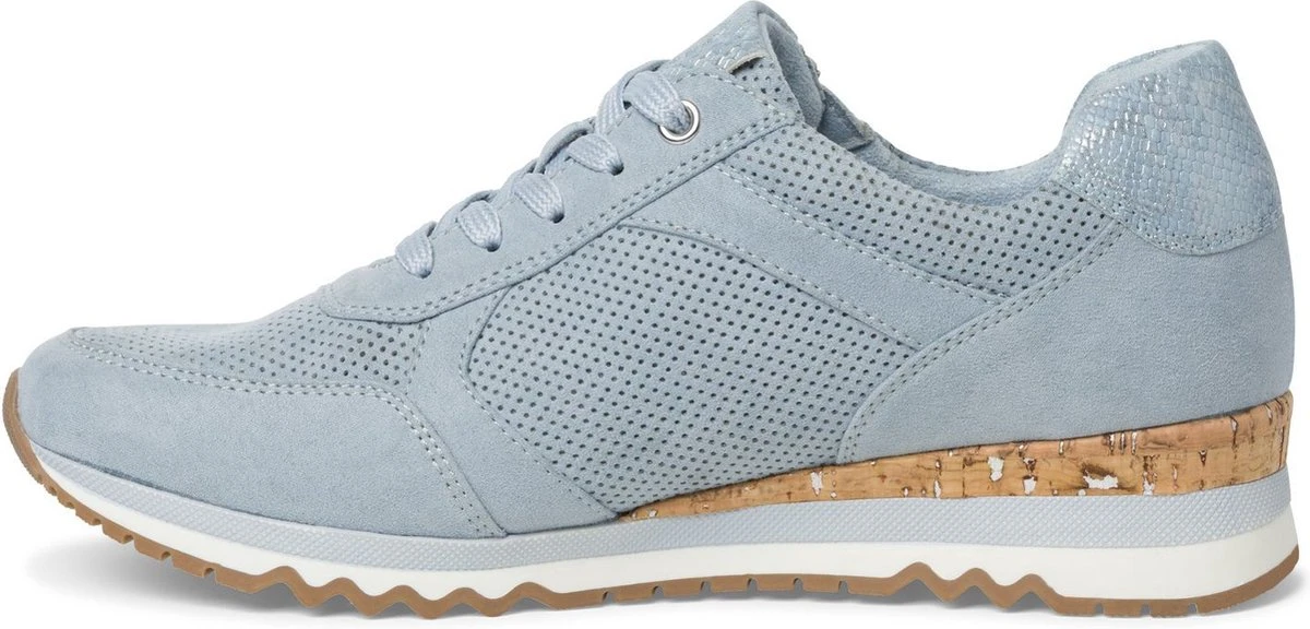 Marco Tozzi Dames Sneaker - Licht Blauw - Maat 38 18 Marco Tozzi Dames Sneaker - Licht Blauw - Maat 38 - Afbeelding 18