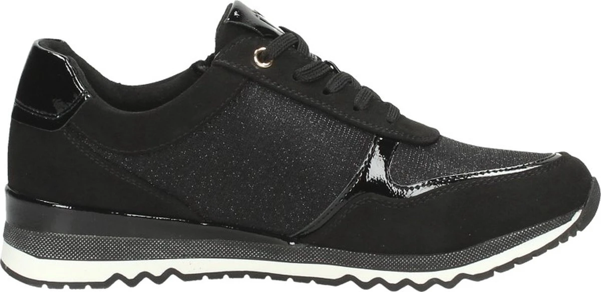 Marco Tozzi Marco Tozzi Sneakers Zwart Textiel - Maat 39 5 Marco Tozzi Marco Tozzi Sneakers Zwart Textiel - Maat 39 - Afbeelding 5