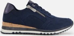 Marco Tozzi Marco Tozzi Sneakers Blauw Textiel - Maat 36