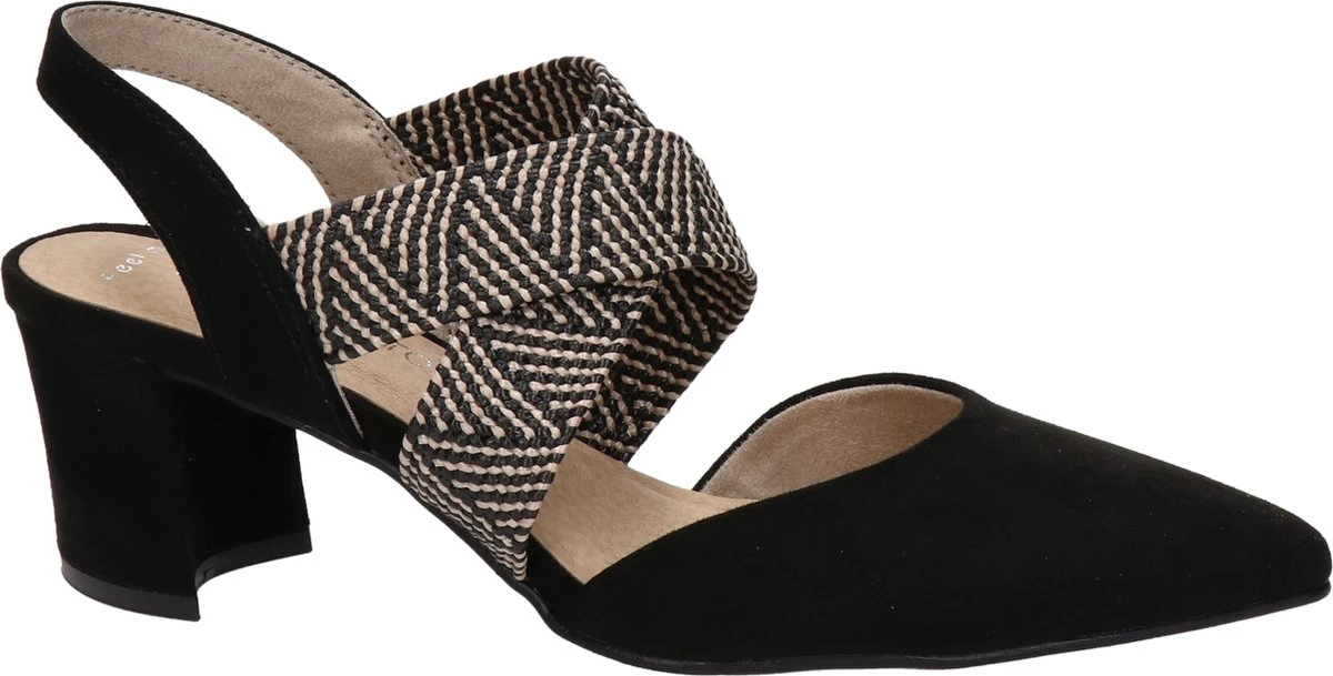 Marco Tozzi Dames Pump - Zwart - Maat 38 4 Marco Tozzi Dames Pump - Zwart - Maat 38 - Afbeelding 4