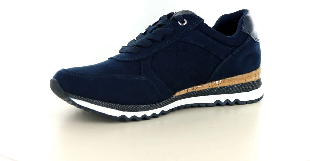 Marco Tozzi | 23781 | Blauwe Dames Sneaker | Maat 36 2 Marco Tozzi | 23781 | Blauwe Dames Sneaker | Maat 36 - Afbeelding 2