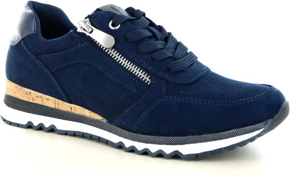 Marco Tozzi | 23781 | Blauwe Dames Sneaker | Maat 36 1 Marco Tozzi | 23781 | Blauwe Dames Sneaker | Maat 36