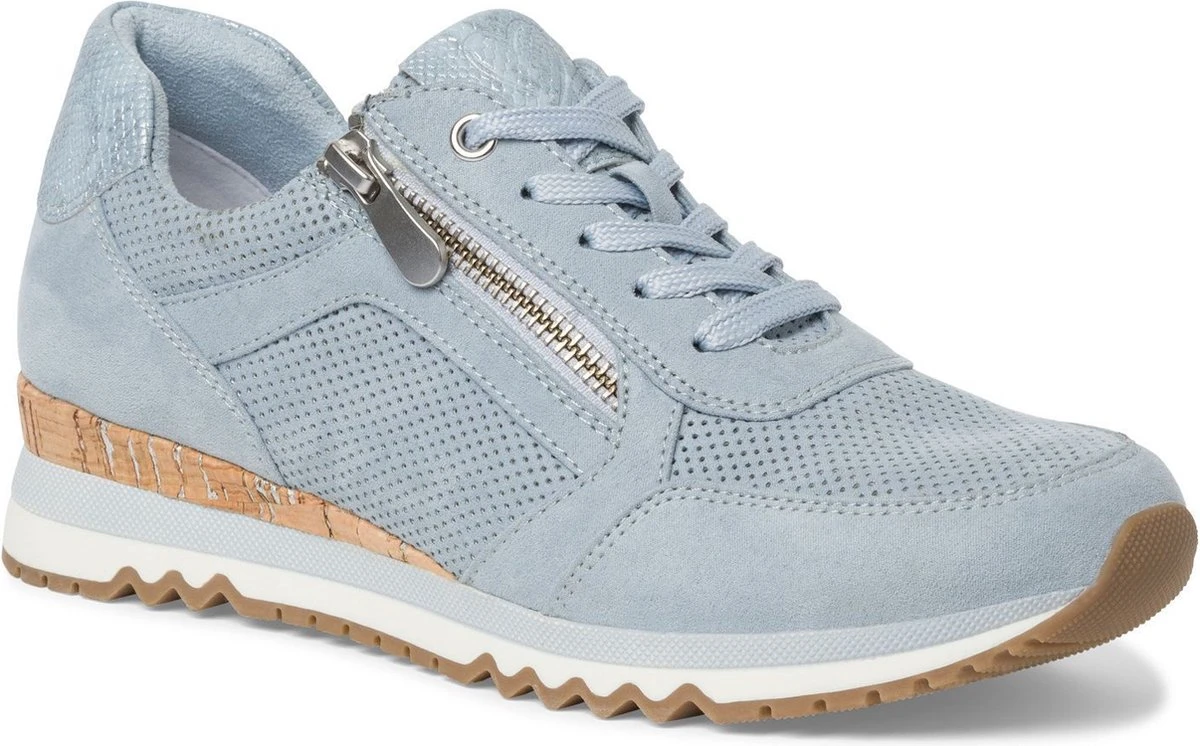 Marco Tozzi Dames Sneaker - Licht Blauw - Maat 38 2 Marco Tozzi Dames Sneaker - Licht Blauw - Maat 38 - Afbeelding 2