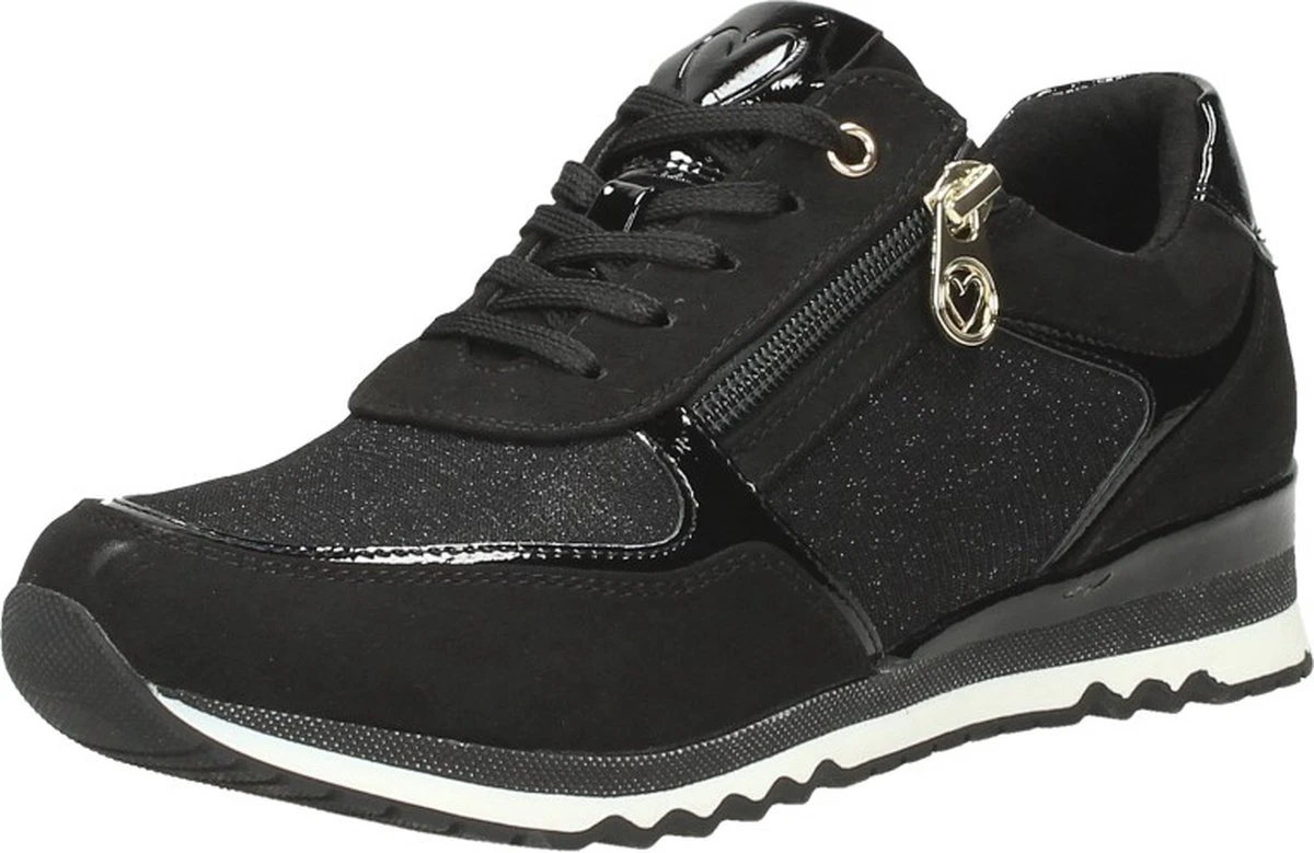 Marco Tozzi Marco Tozzi Sneakers Zwart Textiel - Maat 39 8 Marco Tozzi Marco Tozzi Sneakers Zwart Textiel - Maat 39 - Afbeelding 8