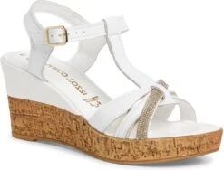 Marco Tozzi Dames Sandaaltje 2-2-28387-20 197 F-breedte Maat: 39 EU