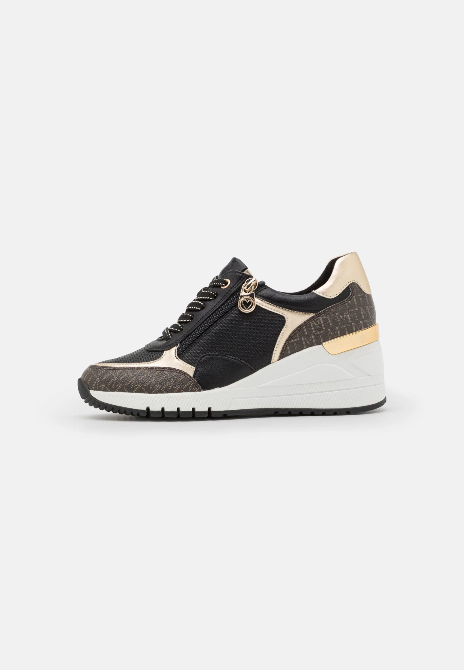 Marco Tozzi Sneakers Laag - Black/Gold-Coloured 2 Marco Tozzi Sneakers Laag - Black/Gold-Coloured - Afbeelding 2