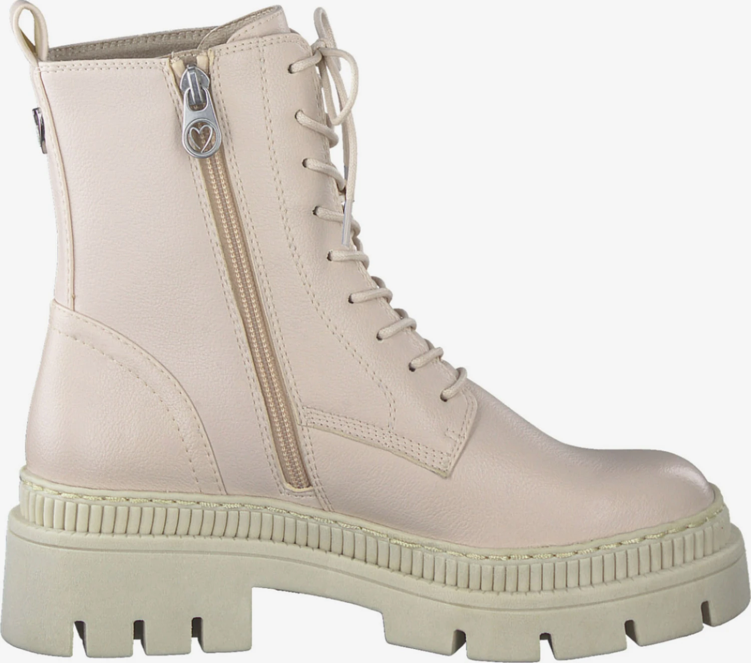 Marco Tozzi Enkellaarsjes Veterlaarsjes Dames Poederroze 3 Marco Tozzi Enkellaarsjes Veterlaarsjes Dames Poederroze - Afbeelding 3