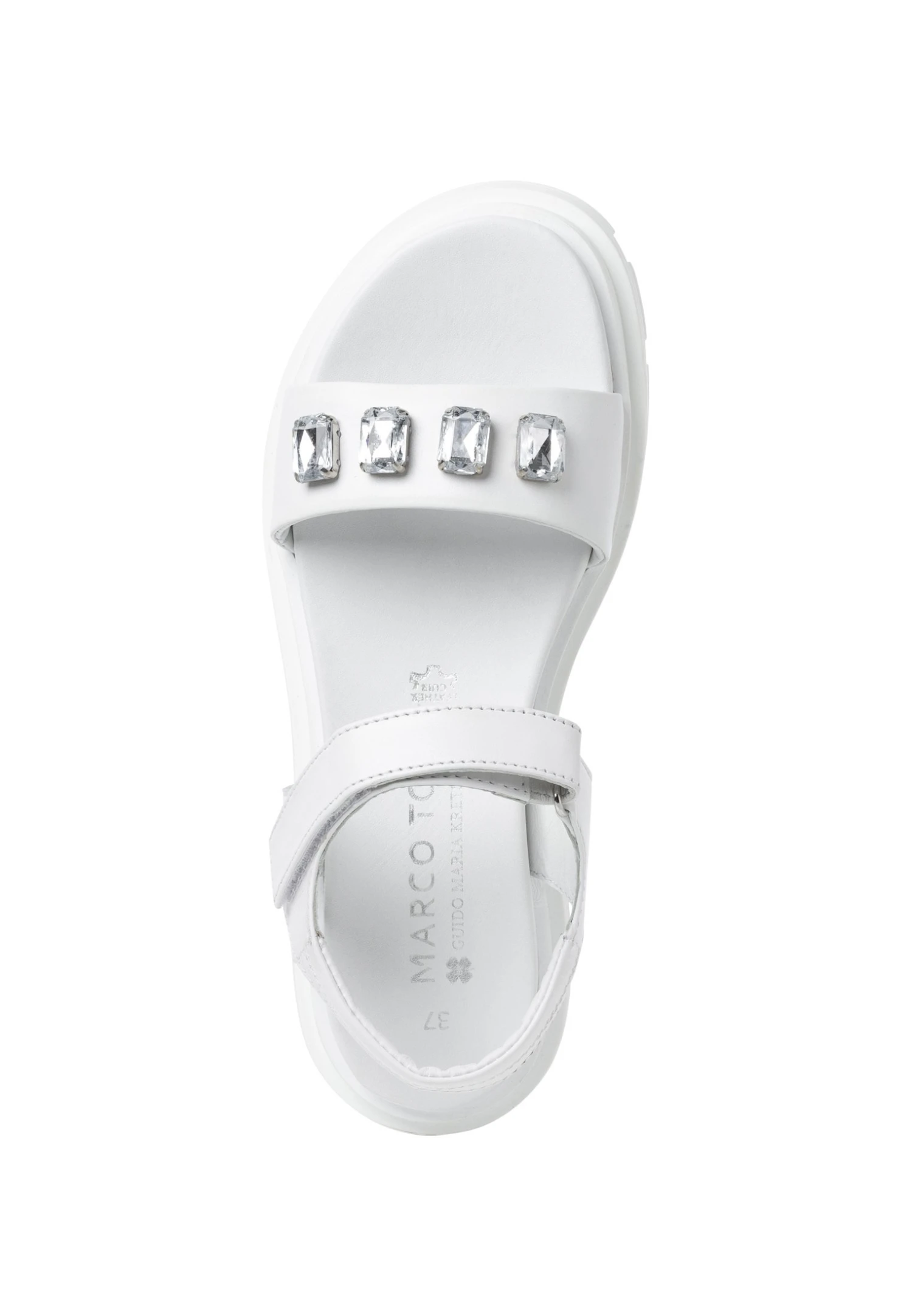 Marco Tozzi By Guido Maria Kretschmer - Sandalen Met Plateauzool - White 4 Marco Tozzi By Guido Maria Kretschmer - Sandalen Met Plateauzool - White - Afbeelding 4