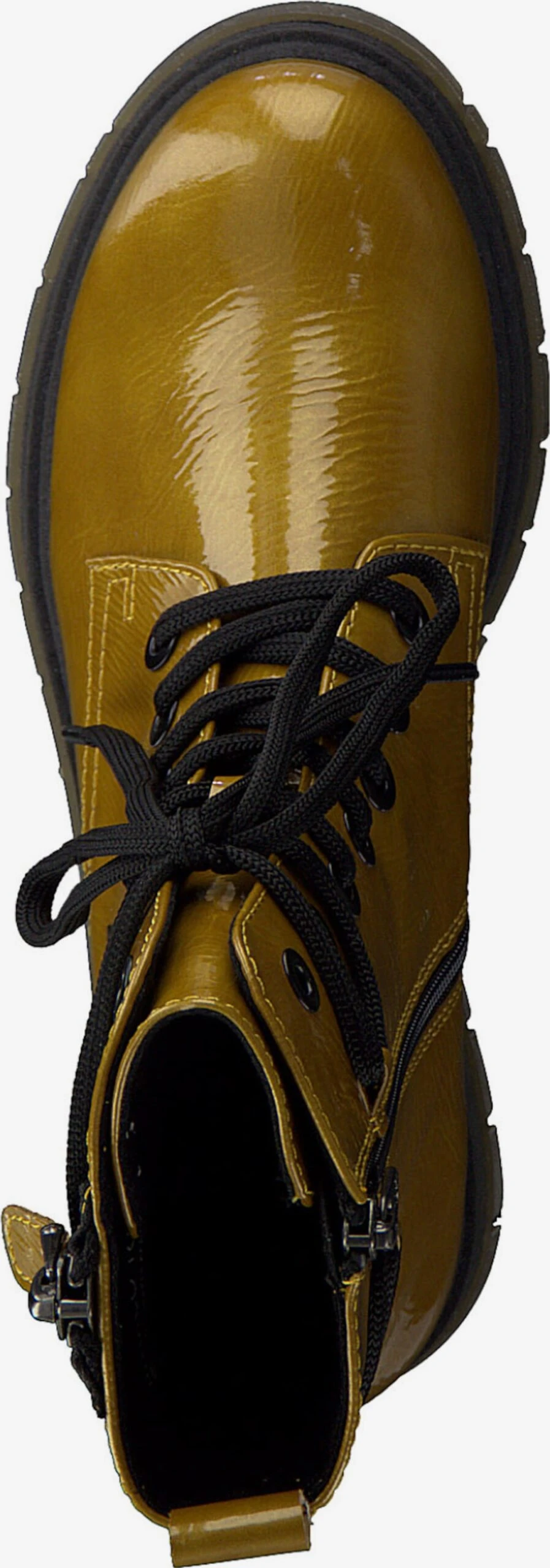 Marco Tozzi Enkellaarsjes Veterlaarsjes Dames Mosterd 4 Marco Tozzi Enkellaarsjes Veterlaarsjes Dames Mosterd - Afbeelding 4