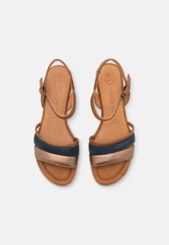 Marco Tozzi Sandalen Met Sleehak - Navy Comb -Clothing store 1e7d008b17594f808ec2794a7b7f4c5e