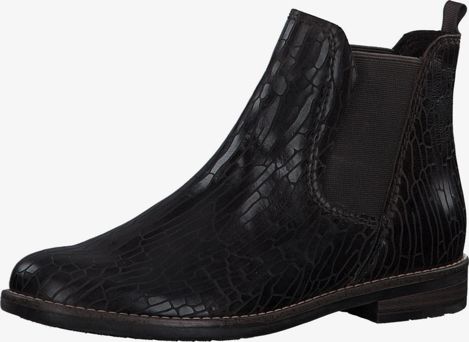 Marco Tozzi Enkellaarsjes Chelsea Boots Dames Mokka 1 Marco Tozzi Enkellaarsjes Chelsea Boots Dames Mokka