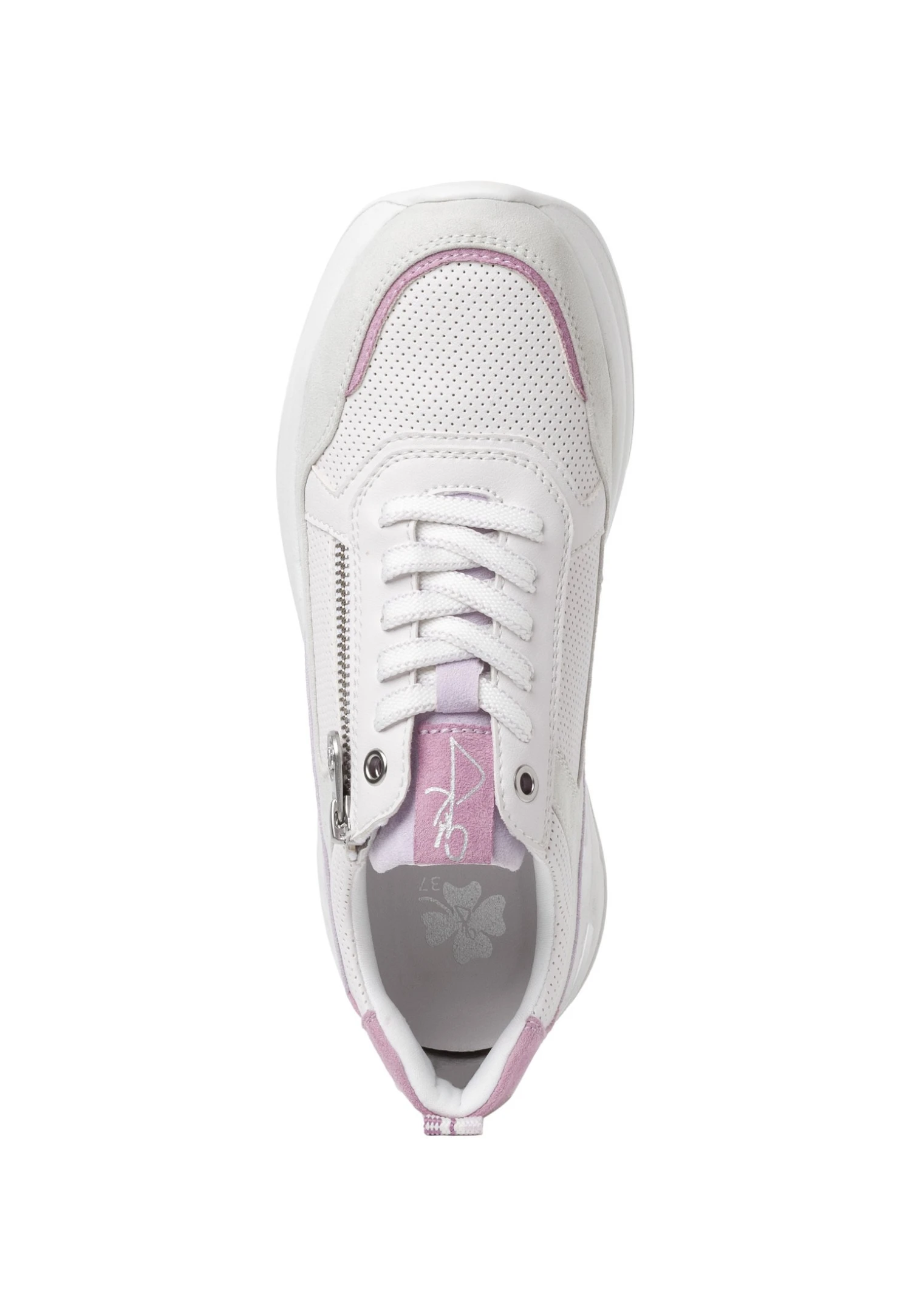 Marco Tozzi By Guido Maria Kretschmer - Sneakers Laag - White Lilac C. 3 Marco Tozzi By Guido Maria Kretschmer - Sneakers Laag - White Lilac C. - Afbeelding 3