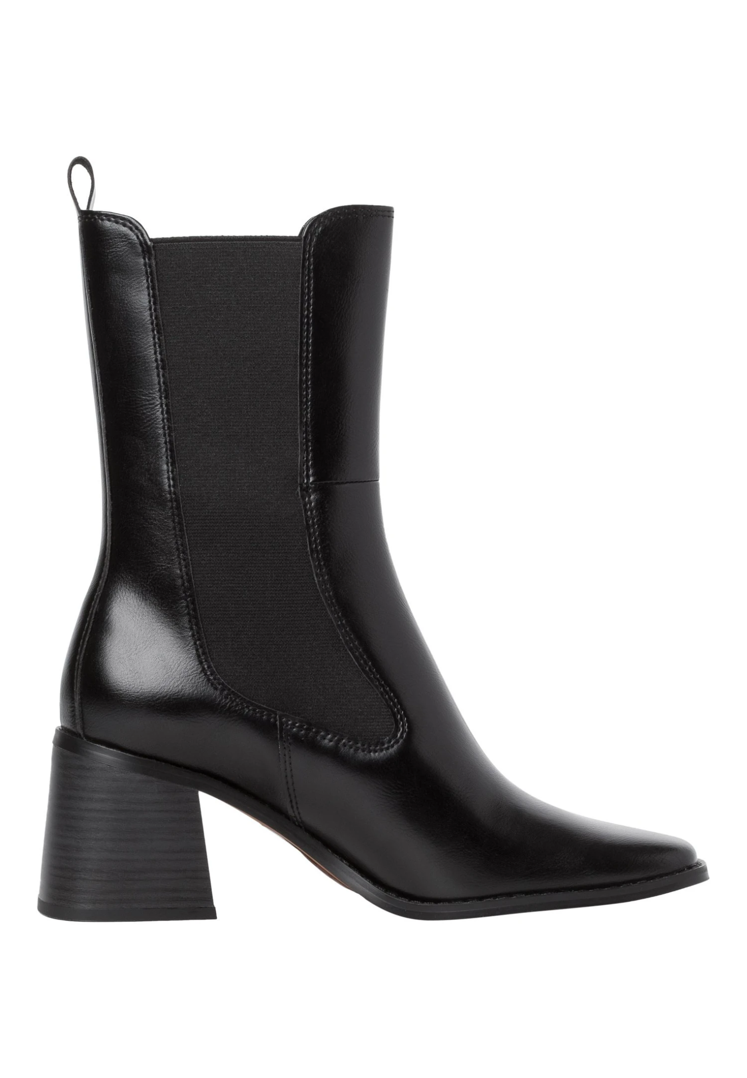 Marco Tozzi By Guido Maria Kretschmer Chelsea - Enkellaarsjes Met Hoge Hak - Black 5 Marco Tozzi By Guido Maria Kretschmer Chelsea - Enkellaarsjes Met Hoge Hak - Black - Afbeelding 5