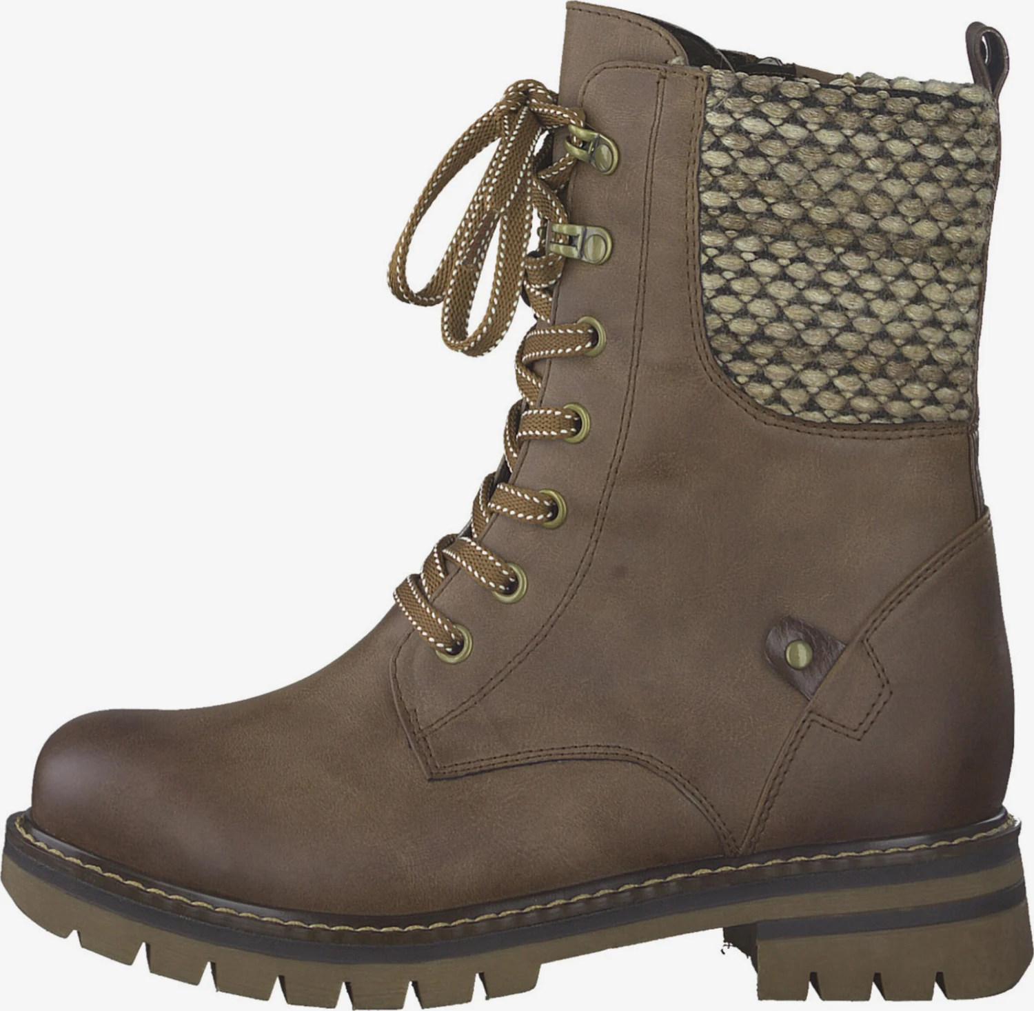 Marco Tozzi Enkellaarsjes Veterlaarsjes Dames Bruin 2 Marco Tozzi Enkellaarsjes Veterlaarsjes Dames Bruin - Afbeelding 2