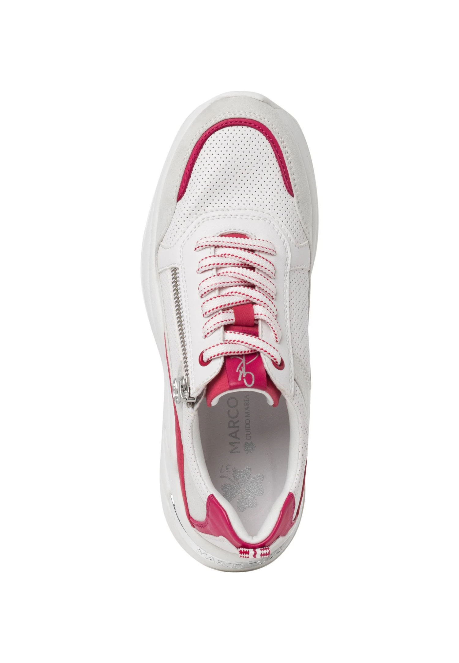 Marco Tozzi By Guido Maria Kretschmer - Sneakers Laag - White Pink C 3 Marco Tozzi By Guido Maria Kretschmer - Sneakers Laag - White Pink C - Afbeelding 3