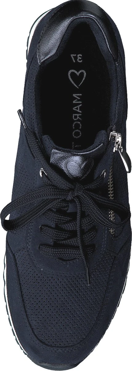 Marco Tozzi Dames Sneaker - 23781-991 Donkerblauw - Maat 38 3 Marco Tozzi Dames Sneaker - 23781-991 Donkerblauw - Maat 38 - Afbeelding 3