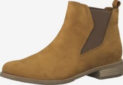 Marco Tozzi Enkellaarsjes Chelsea Boots Dames Curry