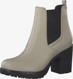 Marco Tozzi Enkellaarsjes Chelsea Boots Dames Taupe
