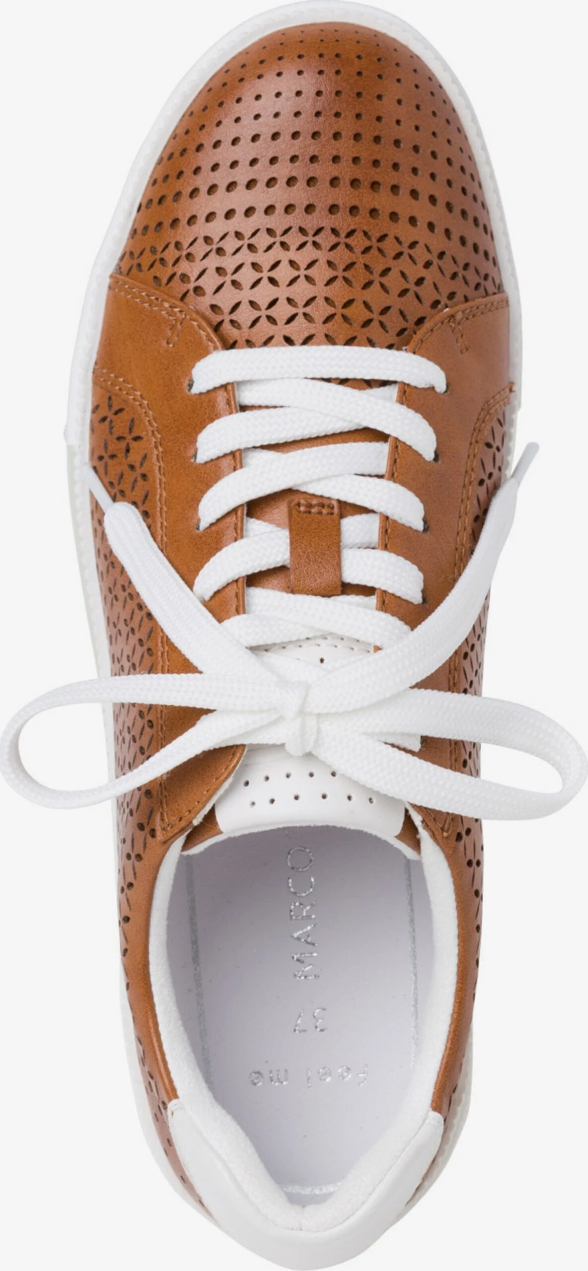 Marco Tozzi Casual Sneakers Sneakers Laag Dames Oker 2 Marco Tozzi Casual Sneakers Sneakers Laag Dames Oker - Afbeelding 2