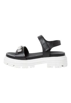 Marco Tozzi By Guido Maria Kretschmer - Sandalen Met Plateauzool - Black