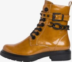 Marco Tozzi Enkellaarsjes Veterlaarsjes Dames Safraan -Clothing store 4c926b786107dc375846206297d77433