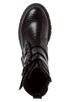 Marco Tozzi By Guido Maria Kretschmer - Enkellaarsjes Met Plateauzool - Black Str -Clothing store 58f7f8c77f0445dabb3d182f9ec3d6f8