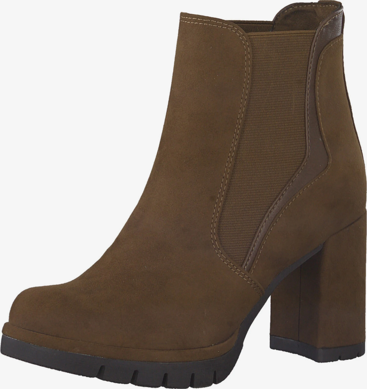 Marco Tozzi Enkellaarsjes Chelsea Boots Dames Sepia 1 Marco Tozzi Enkellaarsjes Chelsea Boots Dames Sepia