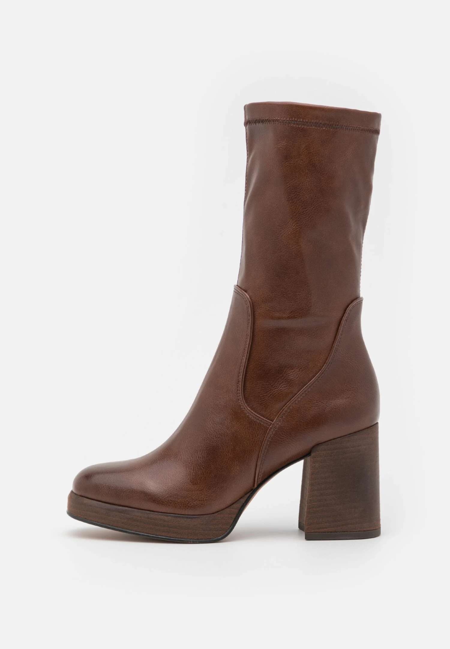 Marco Tozzi Plateaulaarzen - Chestnut 2 Marco Tozzi Plateaulaarzen - Chestnut - Afbeelding 2