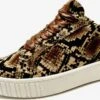 Marco Tozzi Fashion Sneakers Sneakers Laag Dames Beige