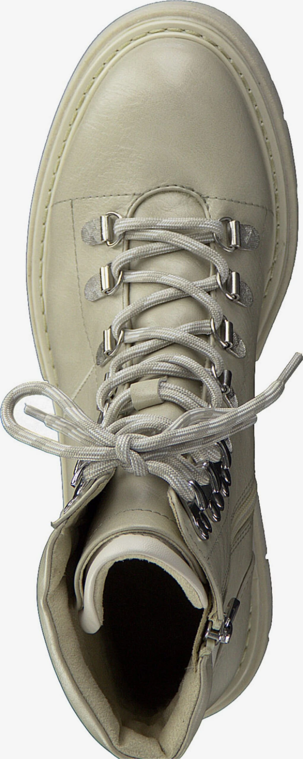 Marco Tozzi Enkellaarsjes Veterlaarsjes Dames Beige / Ecru 4 Marco Tozzi Enkellaarsjes Veterlaarsjes Dames Beige / Ecru - Afbeelding 4