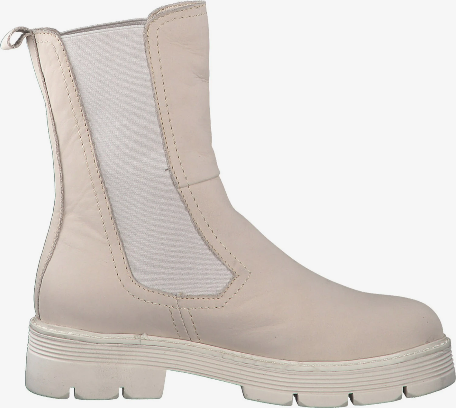 Marco Tozzi Enkellaarsjes Chelsea Boots Dames Beige / Crème 3 Marco Tozzi Enkellaarsjes Chelsea Boots Dames Beige / Crème - Afbeelding 3