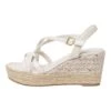 Marco Tozzi Sandalen Met Sleehak - Cream