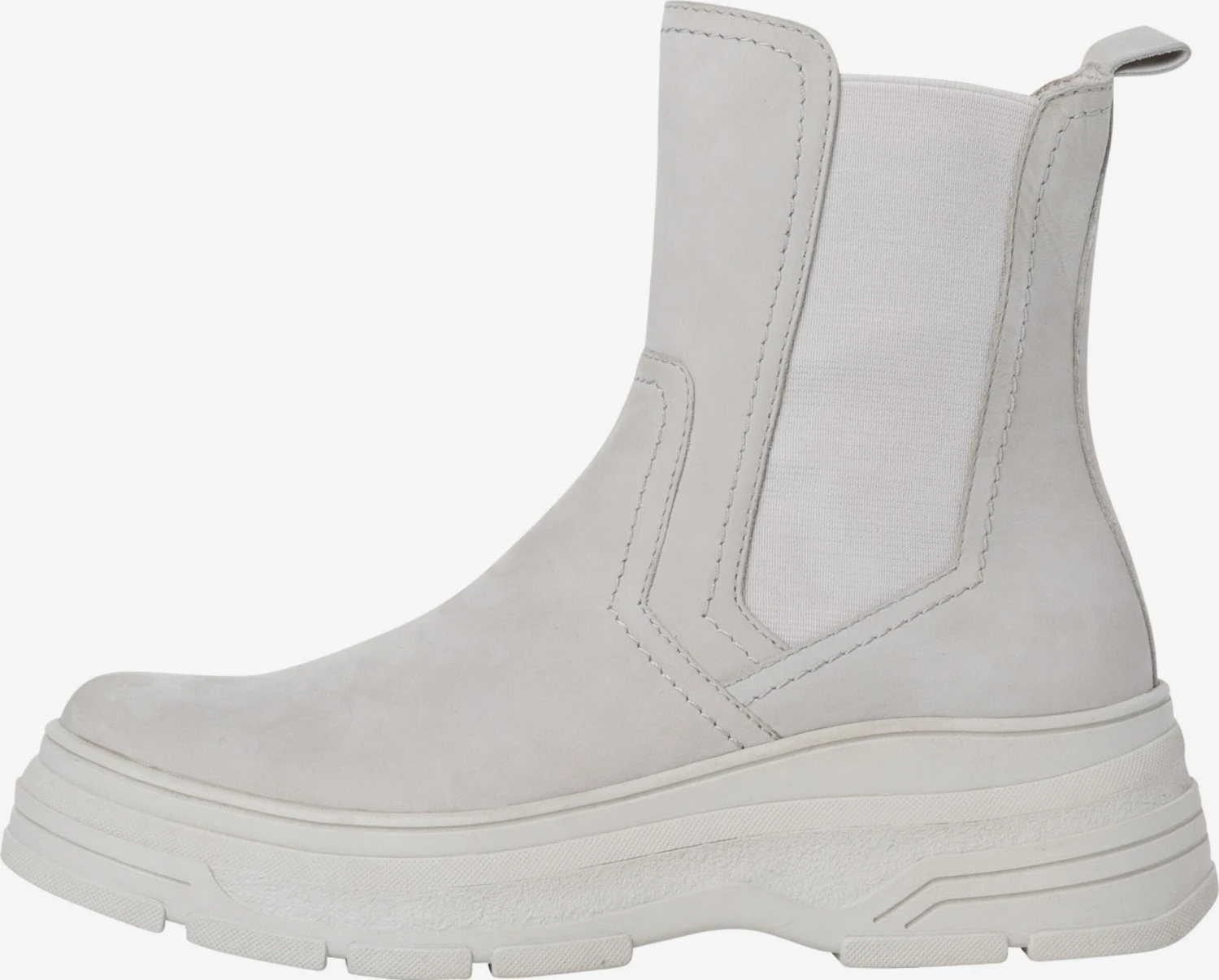 Marco Tozzi Enkellaarsjes Chelsea Boots Dames Lichtgrijs 4 Marco Tozzi Enkellaarsjes Chelsea Boots Dames Lichtgrijs - Afbeelding 4