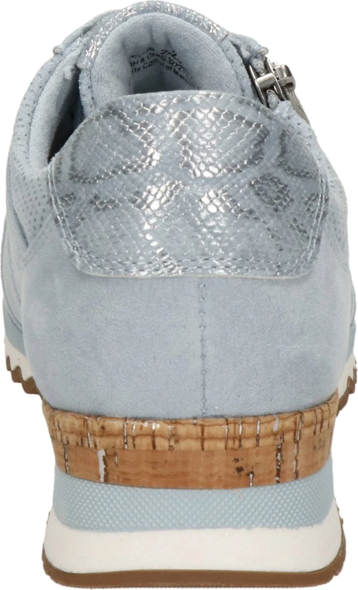 Marco Tozzi Dames Sneaker - Licht Blauw - Maat 38 4 Marco Tozzi Dames Sneaker - Licht Blauw - Maat 38 - Afbeelding 4