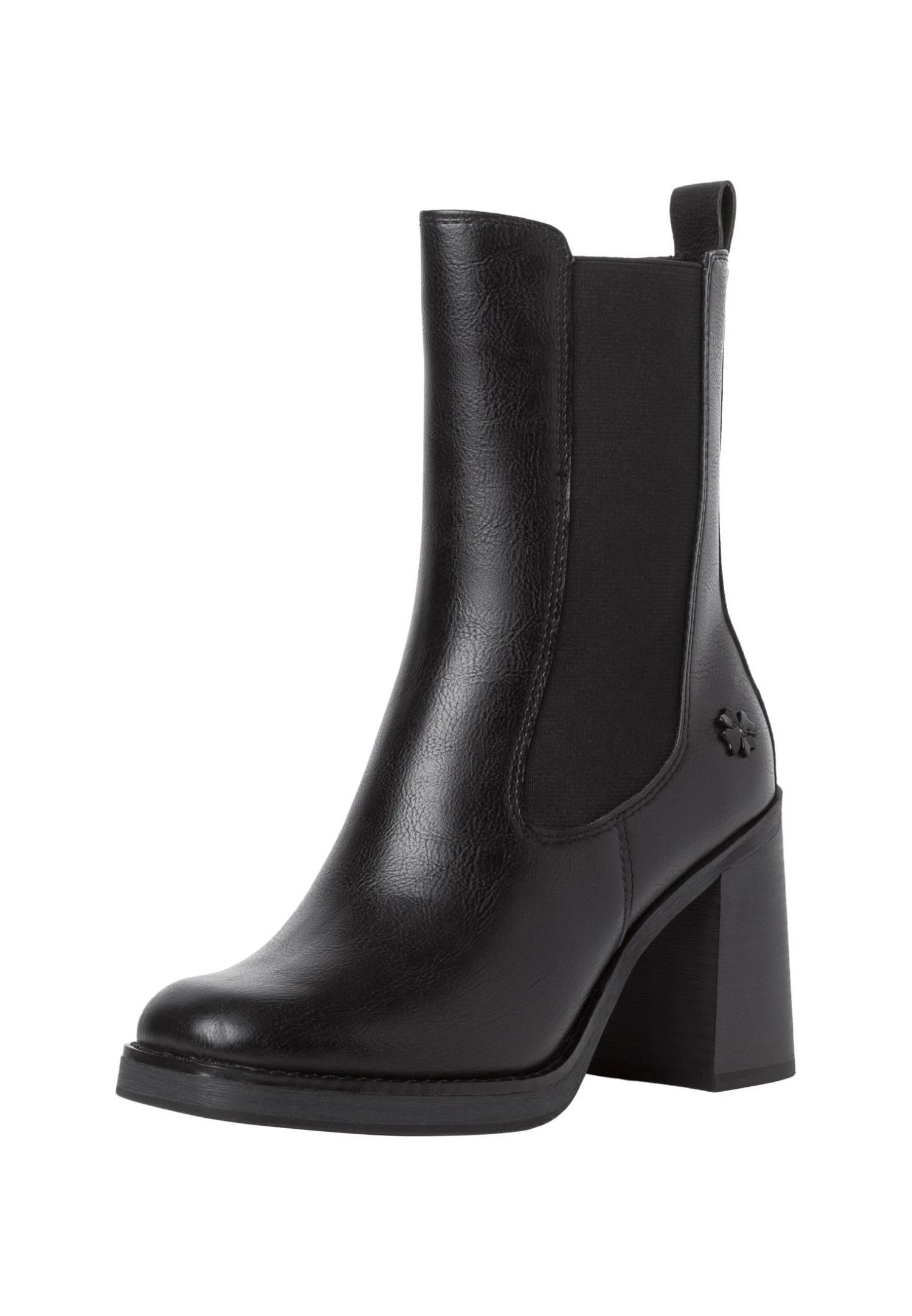 Marco Tozzi By Guido Maria Kretschmer Chelsea - Enkellaarsjes Met Hoge Hak - Black 2 Marco Tozzi By Guido Maria Kretschmer Chelsea - Enkellaarsjes Met Hoge Hak - Black - Afbeelding 2