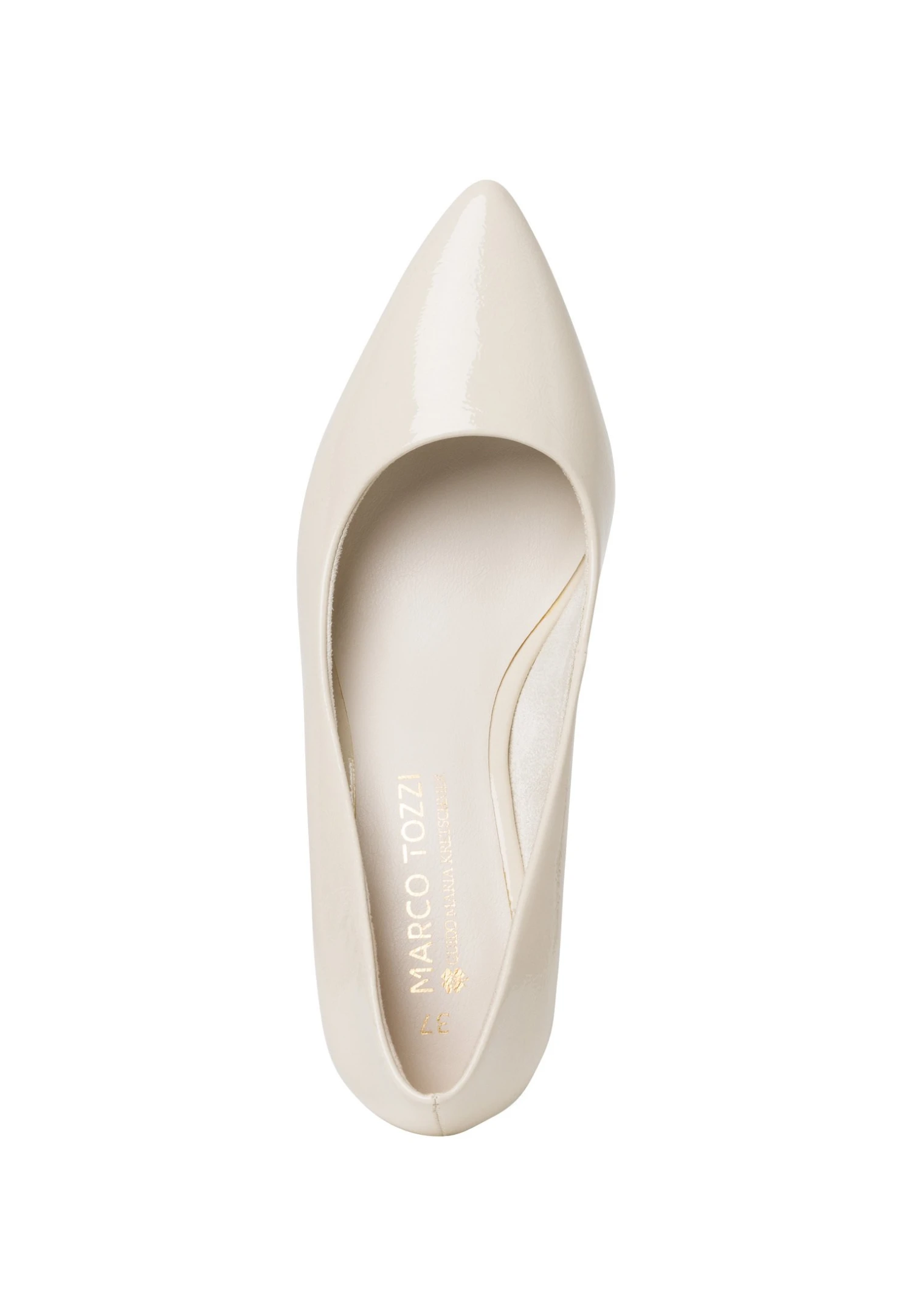 Marco Tozzi By Guido Maria Kretschmer - Klassieke Pumps - Cream Patent 3 Marco Tozzi By Guido Maria Kretschmer - Klassieke Pumps - Cream Patent - Afbeelding 3