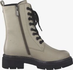 Marco Tozzi Enkellaarsjes Veterlaarsjes Dames Ivoor -Clothing store 796c053e6a4fd8582058e80e9a1d50ea